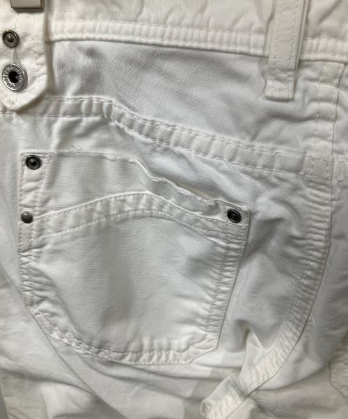 DIESEL（ディーゼル）DIESEL (ディーゼル) ベイカーパンツ ホワイト ホワイト サイズ:W29の古着・服飾アイテム