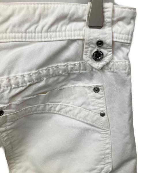 DIESEL（ディーゼル）DIESEL (ディーゼル) ベイカーパンツ ホワイト ホワイト サイズ:W29の古着・服飾アイテム
