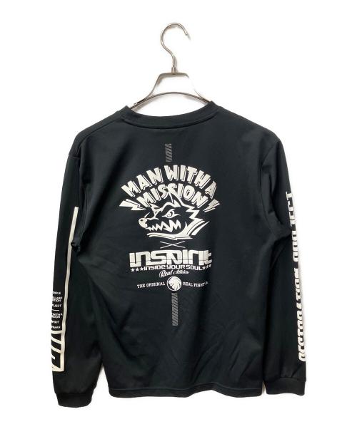 INSPIRIT（インスプリット）INSPIRIT (インスプリット) BRAHMAN (ブラフマン) 長袖カットソー ブラック サイズ:MEDIUMの古着・服飾アイテム