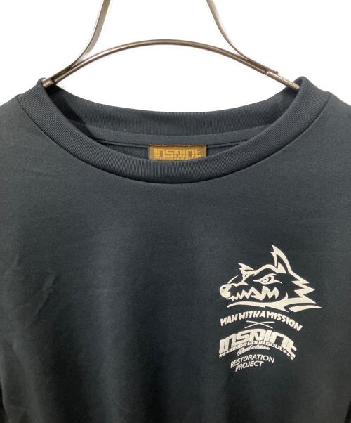 INSPIRIT（インスプリット）INSPIRIT (インスプリット) BRAHMAN (ブラフマン) 長袖カットソー ブラック サイズ:MEDIUMの古着・服飾アイテム