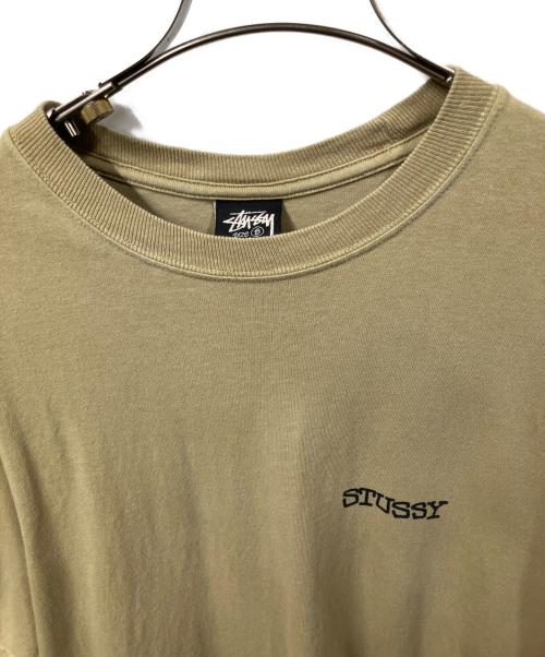 stussy（ステューシー）stussy (ステューシー) Tシャツ ベージュ サイズ:Sの古着・服飾アイテム