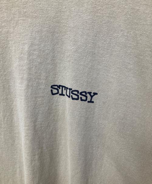 stussy（ステューシー）stussy (ステューシー) Tシャツ ベージュ サイズ:Sの古着・服飾アイテム
