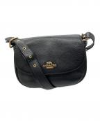 COACHコーチ）の古着「メイシー サドル バッグ」｜ブラック