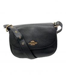 COACH（コーチ）の古着「メイシー サドル バッグ」｜ブラック