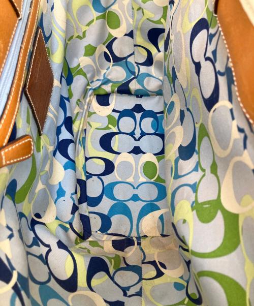 COACH（コーチ）COACH (コーチ) カゴバッグ ナチュラルの古着・服飾アイテム