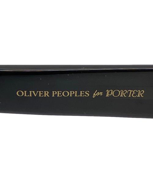 OLIVER PEOPLES for PORTER（オリバーピープル×ポーター）OLIVER PEOPLES For PORTER (オリバーピープル×ポーター) サングラス ブラック×ブラウンの古着・服飾アイテム