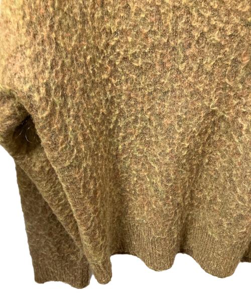 Knuth Marf（クヌースマーフ）knuth marf (クヌースマーフ) モヘア混厚手ニット オリーブ グリーン サイズ:FREEの古着・服飾アイテム