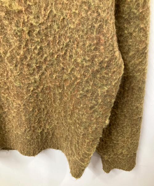 Knuth Marf（クヌースマーフ）knuth marf (クヌースマーフ) モヘア混厚手ニット オリーブ グリーン サイズ:FREEの古着・服飾アイテム