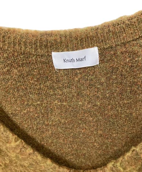 Knuth Marf（クヌースマーフ）knuth marf (クヌースマーフ) モヘア混厚手ニット オリーブ グリーン サイズ:FREEの古着・服飾アイテム