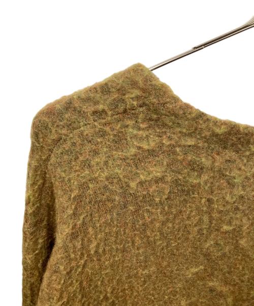 Knuth Marf（クヌースマーフ）knuth marf (クヌースマーフ) モヘア混厚手ニット オリーブ グリーン サイズ:FREEの古着・服飾アイテム