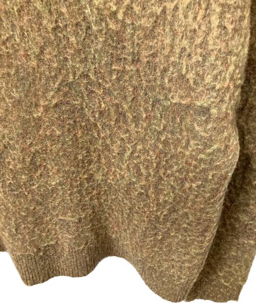 Knuth Marf（クヌースマーフ）knuth marf (クヌースマーフ) モヘア混厚手ニット オリーブ グリーン サイズ:FREEの古着・服飾アイテム