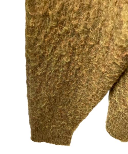 Knuth Marf（クヌースマーフ）knuth marf (クヌースマーフ) モヘア混厚手ニット オリーブ グリーン サイズ:FREEの古着・服飾アイテム