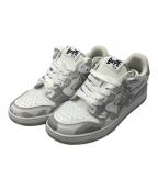 A BATHING APEアベイシングエイプ）の古着「BAPE STA OS #2（ベイプスタ オーエス ナンバーツー）」｜ホワイト×グレー
