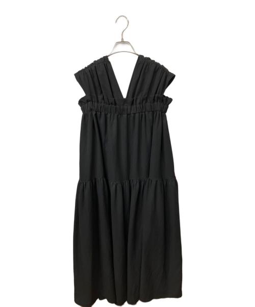 sheer（シアー）sheer (シアー) ノースリーブ・キャミソールワンピース ブラック サイズ:1の古着・服飾アイテム