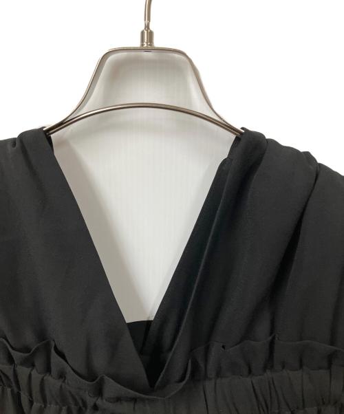 sheer（シアー）sheer (シアー) ノースリーブ・キャミソールワンピース ブラック サイズ:1の古着・服飾アイテム