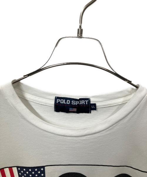 POLO SPORT（ポロスポーツ）POLO SPORT (ポロスポーツ) 半袖カットソー　ホワイト ナイガイ ホワイト サイズ:XLの古着・服飾アイテム