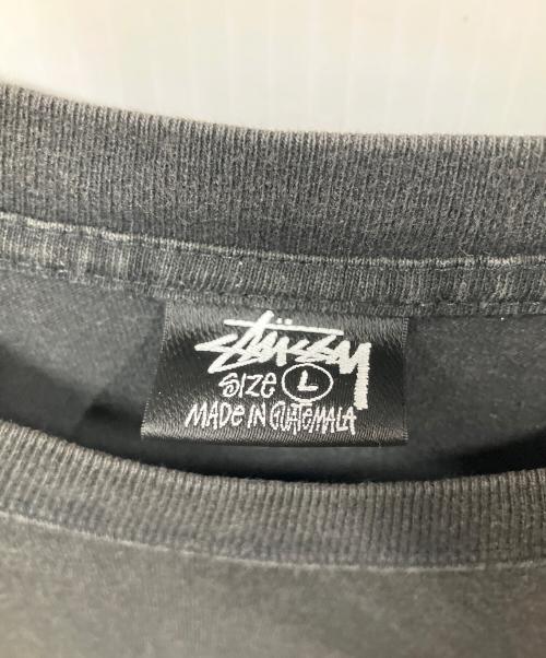 stussy（ステューシー）stussy (ステューシー) WITHERED FLOWER TEE ブラック サイズ:Lの古着・服飾アイテム