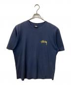 stussyステューシー）の古着「SHELLS TEE　ネイビー」｜ネイビー