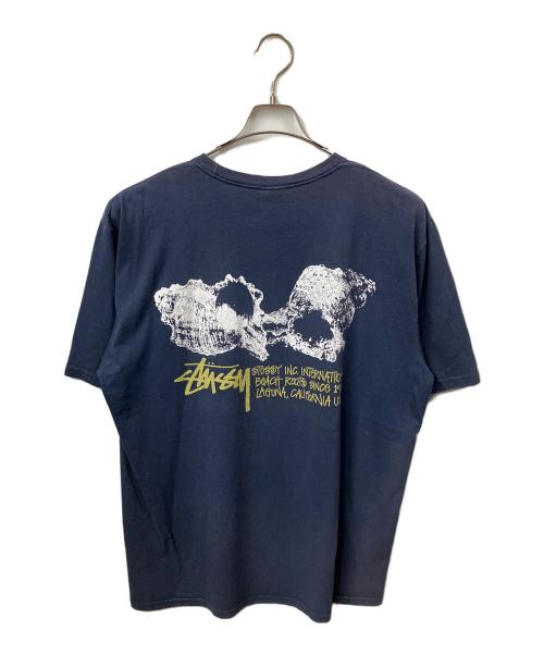 stussy（ステューシー）stussy (ステューシー) SHELLS TEE　ネイビー ネイビー サイズ:XLの古着・服飾アイテム