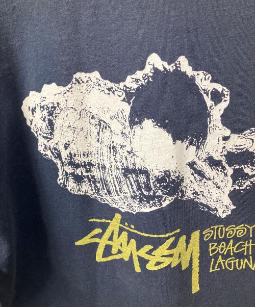 stussy（ステューシー）stussy (ステューシー) SHELLS TEE　ネイビー ネイビー サイズ:XLの古着・服飾アイテム
