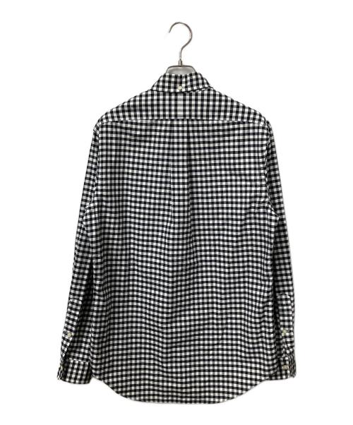 RALPH LAUREN（ラルフローレン）RALPH LAUREN (ラルフローレン) 長袖シャツ チェック　ブラック×ホワイト グレー サイズ:Sの古着・服飾アイテム
