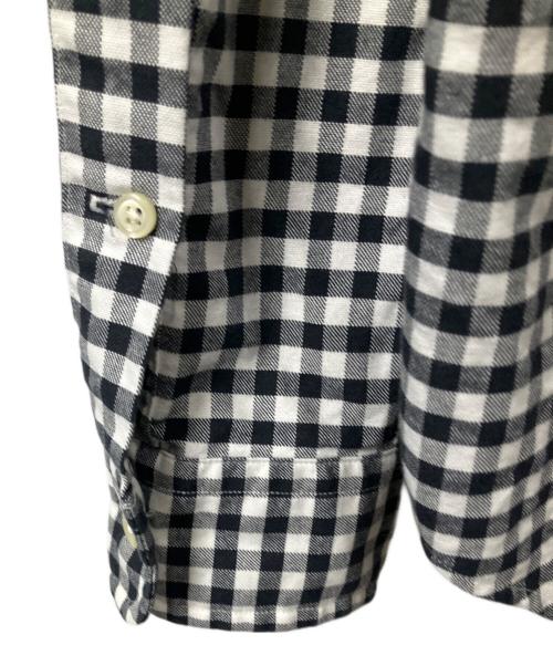 RALPH LAUREN（ラルフローレン）RALPH LAUREN (ラルフローレン) 長袖シャツ チェック　ブラック×ホワイト グレー サイズ:Sの古着・服飾アイテム