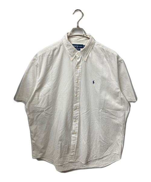 RALPH LAUREN（ラルフローレン）RALPH LAUREN (ラルフローレン) 半袖シャツ ホワイト ホワイト サイズ:XLの古着・服飾アイテム