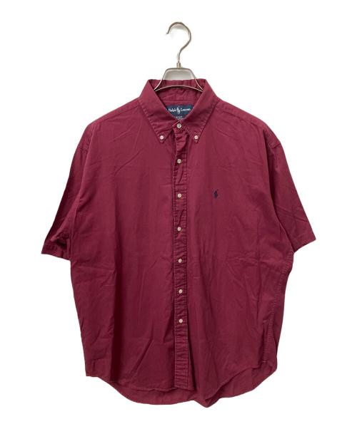 RALPH LAUREN（ラルフローレン）RALPH LAUREN (ラルフローレン) 半袖シャツ　BLAKE ボルドー ボルドー サイズ:Lの古着・服飾アイテム