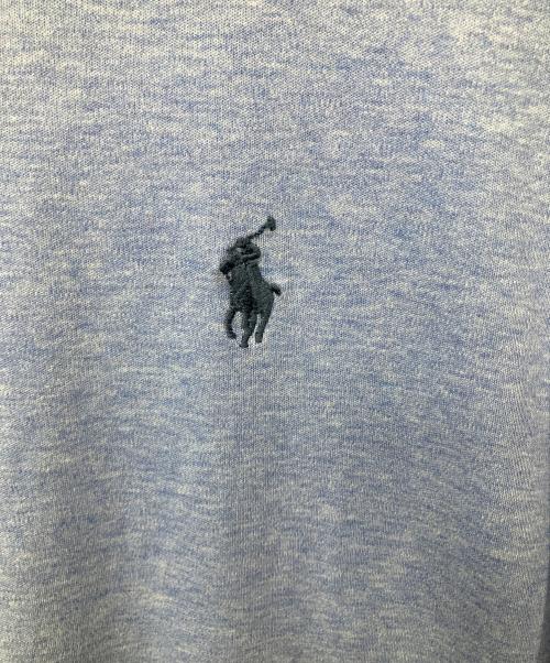 POLO RALPH LAUREN（ポロ・ラルフローレン）POLO RALPH LAUREN (ポロ・ラルフローレン) ポロシャツ カスタムスリムフィット ブルー ブルー サイズ:Lの古着・服飾アイテム