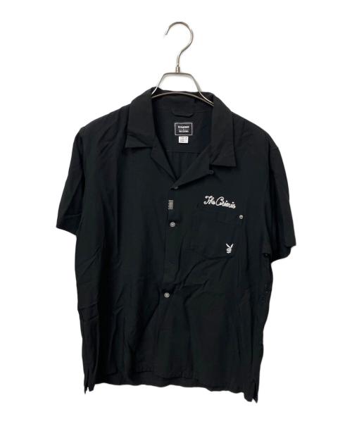 PLAY BOY（プレイボーイ）PLAY BOY (プレイボーイ) THE CRIMIE (ザ クライミー) 半袖シャツ　ブラック ブラック サイズ:Mの古着・服飾アイテム
