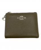 COACHコーチ）の古着「スナップ カード ケース」｜グリーン