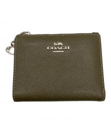 COACH（コーチ）の古着「スナップ カード ケース」｜グリーン