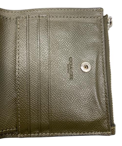 COACH（コーチ）COACH (コーチ) スナップ カード ケース グリーンの古着・服飾アイテム