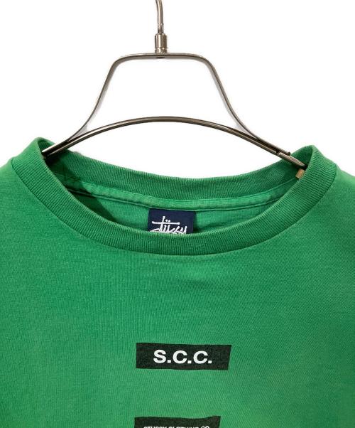 stussy（ステューシー）stussy (ステューシー) 半袖カットソー グリーン サイズ:Sの古着・服飾アイテム