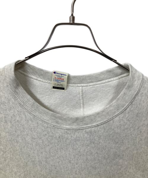 Champion REVERSE WEAVE（チャンピオン リバース ウィーブ）Champion REVERSE WEAVE (チャンピオン リバース ウィーブ) N.HOOLYWOOD (エヌ ハリウッド) REVERSE WEAVE CREWNECK SWEATSHIRT グレー サイズ:XLの古着・服飾アイテム