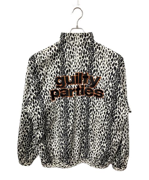 WACKO MARIA（ワコマリア）WACKO MARIA (ワコマリア) レオパードトラックジャケット ホワイト×ブラック サイズ:Ｌの古着・服飾アイテム