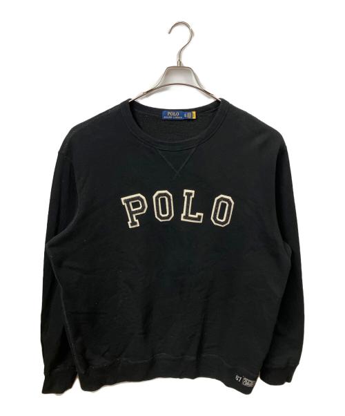 POLO RALPH LAUREN（ポロ・ラルフローレン）POLO RALPH LAUREN (ポロ・ラルフローレン) ビッグロゴスウェット ブラック ブラック サイズ:xlの古着・服飾アイテム