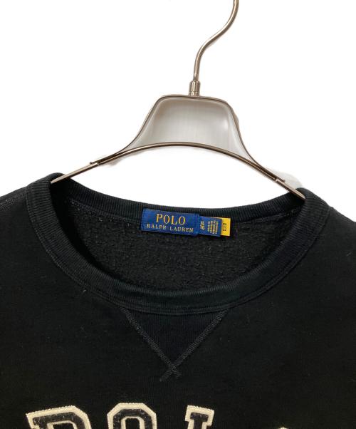 POLO RALPH LAUREN（ポロ・ラルフローレン）POLO RALPH LAUREN (ポロ・ラルフローレン) ビッグロゴスウェット ブラック ブラック サイズ:xlの古着・服飾アイテム