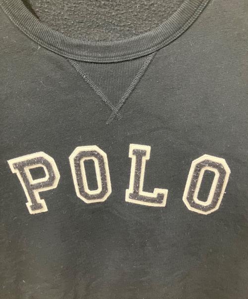 POLO RALPH LAUREN（ポロ・ラルフローレン）POLO RALPH LAUREN (ポロ・ラルフローレン) ビッグロゴスウェット ブラック ブラック サイズ:xlの古着・服飾アイテム