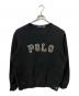 POLO RALPH LAUREN（ポロ・ラルフローレン）の古着「ビッグロゴスウェット ブラック」｜ブラック