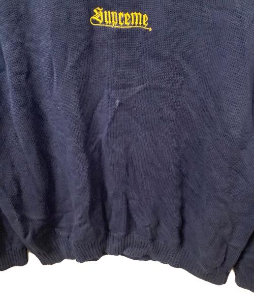 SUPREME（シュプリーム）SUPREME (シュプリーム) OLD ENGLISH SWEATER 2024ss ネイビー サイズ:XXLの古着・服飾アイテム