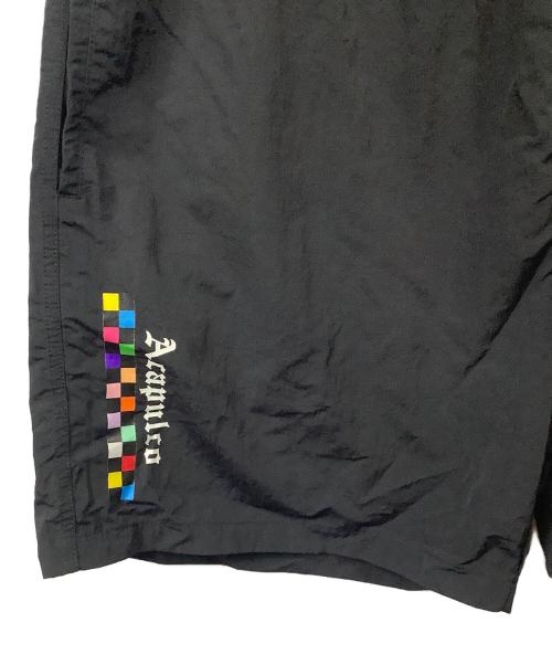 Acapulco Gold（アカプルコ ゴールド）ACAPULCO GOLD (アカプルコ ゴールド) Recycled LightWeight Nylon Shorts ブラック サイズ:XLの古着・服飾アイテム
