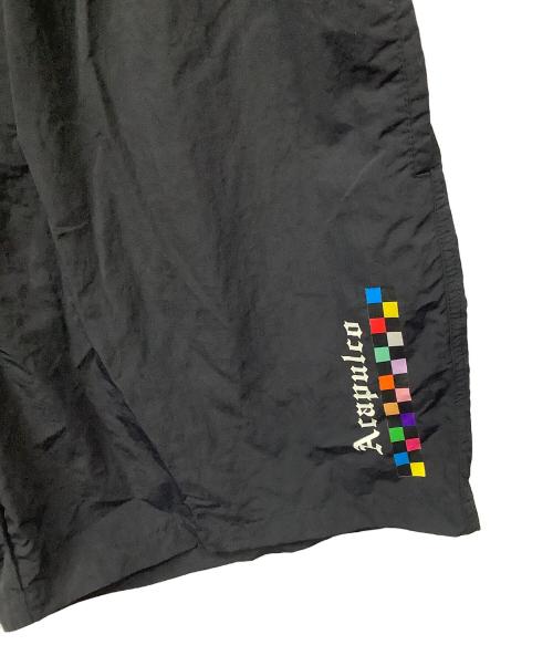 Acapulco Gold（アカプルコ ゴールド）ACAPULCO GOLD (アカプルコ ゴールド) Recycled LightWeight Nylon Shorts ブラック サイズ:XLの古着・服飾アイテム