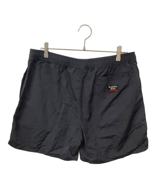 Acapulco Gold（アカプルコ ゴールド）ACAPULCO GOLD (アカプルコ ゴールド) Recycled LightWeight Nylon Shorts ブラック サイズ:XLの古着・服飾アイテム