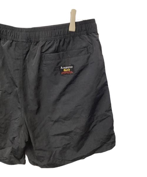 Acapulco Gold（アカプルコ ゴールド）ACAPULCO GOLD (アカプルコ ゴールド) Recycled LightWeight Nylon Shorts ブラック サイズ:XLの古着・服飾アイテム