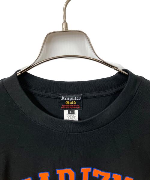 Acapulco Gold（アカプルコ ゴールド）ACAPULCO GOLD (アカプルコ ゴールド) ALL WE DO TEE ブラック サイズ:Lの古着・服飾アイテム
