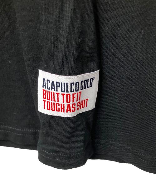Acapulco Gold（アカプルコ ゴールド）ACAPULCO GOLD (アカプルコ ゴールド) ALL WE DO TEE ブラック サイズ:Lの古着・服飾アイテム