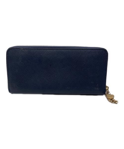 MICHAEL KORS（マイケルコース）MICHAEL KORS (マイケルコース) ラウンドファスナー財布 ネイビーの古着・服飾アイテム