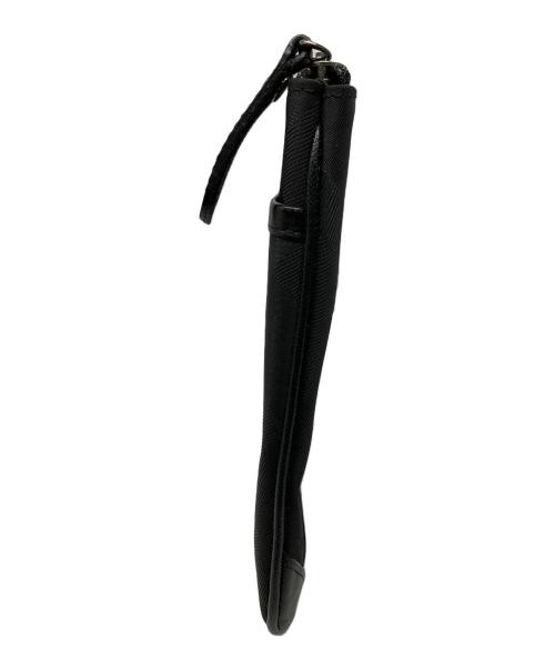 BLACK LABEL CRESTBRIDGE（ブラックレーベル クレストブリッジ）BLACK LABEL CRESTBRIDGE (ブラックレーベル クレストブリッジ) CBチェッククラッチバッグ ブラックの古着・服飾アイテム