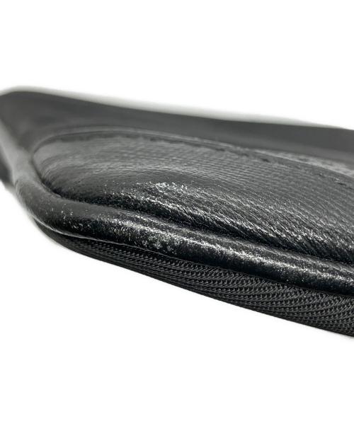 BLACK LABEL CRESTBRIDGE（ブラックレーベル クレストブリッジ）BLACK LABEL CRESTBRIDGE (ブラックレーベル クレストブリッジ) CBチェッククラッチバッグ ブラックの古着・服飾アイテム